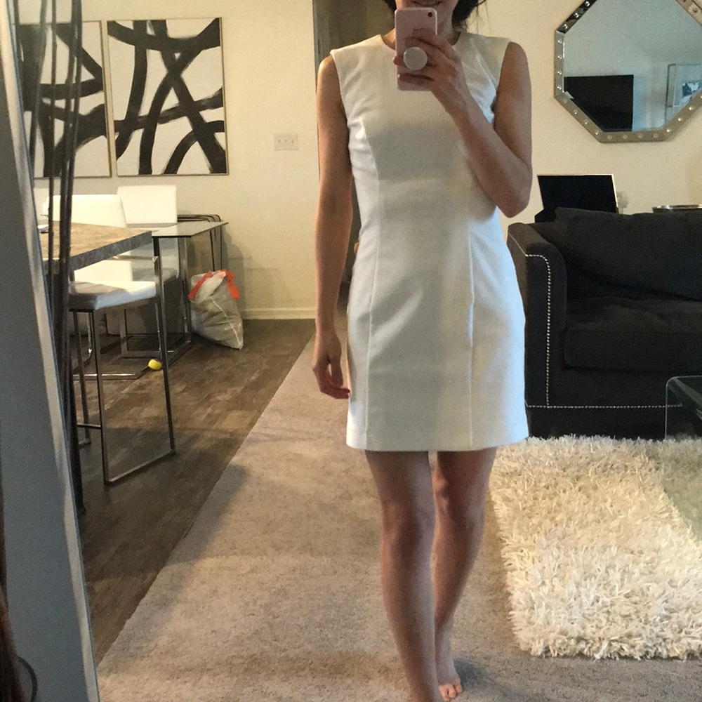 French Connection white mini dress